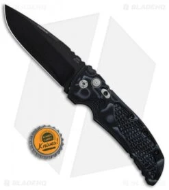 Hogue Knives EX-A01 Automatic Knife Black G-10 (4" Black) -Benchmade Store Hogue Knives EX01 Auto DP Black G 10 Black Plain 34119 BHQ 9961 jr bottlecap