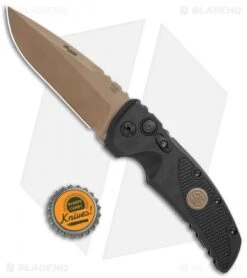 Hogue Sig Sauer EX-A01 Automatic Knife Black G-10 (3.5" FDE) 36130 5 Hogue Sig Sauer EX-A01 Automatic Knife Black G-10 (3.5" FDE) 36130 -Benchmade Store Hogue Sig Sauer EX A01 Auto black G 10 FDE BHQ 84594 jr bottlecap