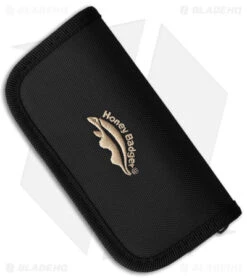 Honey Badger Knives Zipper Pouch Black