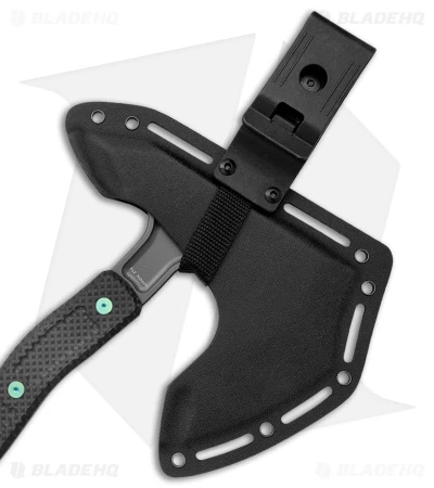 Jake Hoback Knives Ps2 Axe Carbon Fiber w/ Kydex Sheath (Green Bolts + Gray) Jake Hoback Knives Ps2 Axe Carbon Fiber W/ Kydex Sheath (Green Bolts + Gray) -Benchmade Store Jake Hoback Knives PS2 Axe CF Handle Kydex Sheath Green Anodized Bolts BHQ 175495 jr sheath