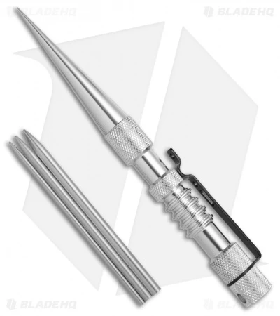 Jig Pro Shop Knotter's Tool Aluminum Fid + 3 Stainless Steel Stitching Needles Jig Pro Shop Knotter's Tool Aluminum Fid + 3 Stainless Steel Stitching Needles -Benchmade Store Jig Pro Shop Knotters Tool Aluminum Fid 3 Stainless Steel Stitching needles BHQ 82790 er side