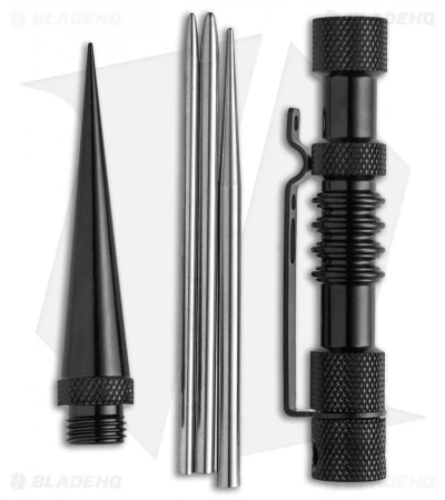 Jig Pro Shop Knotter's Tool Aluminum Fid + 3 Black Steel Stitching Needles Jig Pro Shop Knotter's Tool Aluminum Fid + 3 Black Steel Stitching Needles -Benchmade Store Jig Pro Shop Knotters Tool Needles KTII BLK SS BHQ 26726 jr parts