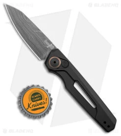 Kershaw Auto Launch 11 Black Aluminum Automatic Knife (2.75" Damascus) 7550DAM 5 Kershaw Auto Launch 11 Black Aluminum Automatic Knife (2.75" Damascus) 7550DAM -Benchmade Store Kershaw Auto Launch 11 Black Aluminum Damascus BHQ 175624 jr bottlecap