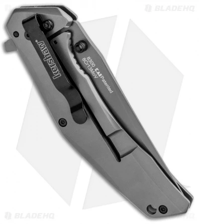 Kershaw Duojet A/O Frame Lock Knife Gray SS/Carbon Fiber (3.25" Gray) 8300 Kershaw Duojet A/O Frame Lock Knife Gray SS/Carbon Fiber (3.25" Gray) 8300 -Benchmade Store Kershaw Duojet AO FL Gray SS CF Gray 8300 BHQ 80590 jr side