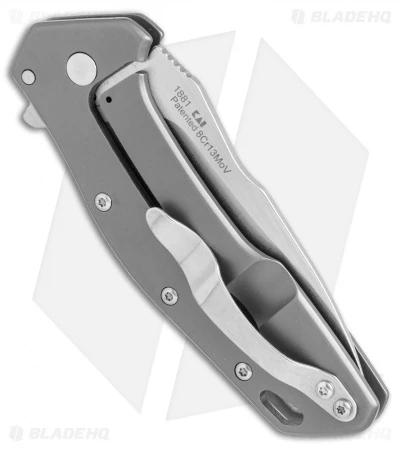 Kershaw Eris Assisted Opening Knife Gray (3" Stonewash) 1881 Kershaw Eris Assisted Opening Knife Gray (3" Stonewash) 1881 -Benchmade Store Kershaw Eris Gray sw BHQ 52172 er side