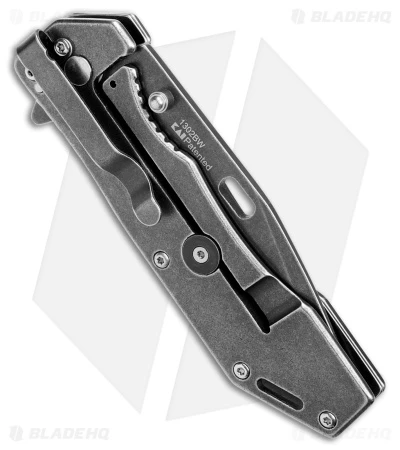 Kershaw Lifter Assisted Opening Flipper Knife (3.5" BlackWash) 1302BW Kershaw Lifter Assisted Opening Flipper Knife (3.5" BlackWash) 1302BW -Benchmade Store Kershaw Filter FL BlackWash BHQ 176771 jr side