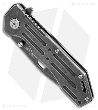 Kershaw Lifter Assisted Opening Flipper Knife (3.5" BlackWash) 1302BW Kershaw Lifter Assisted Opening Flipper Knife (3.5" BlackWash) 1302BW -Benchmade Store Kershaw Filter FL BlackWash BHQ 176771 jr spine