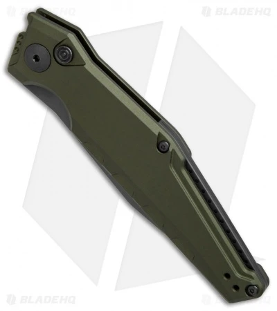 Kershaw Galyean Launch 7 Automatic Knife OD Green (3.75" Black) 7900OL Kershaw Galyean Launch 7 Automatic Knife OD Green (3.75" Black) 7900OL -Benchmade Store Kershaw Galyean Launch 7 OD Green black BHQ 75927 er spine