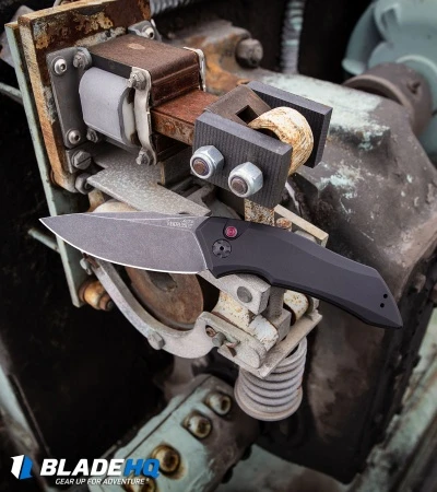 Kershaw Launch 1 Automatic Knife Olive Green Aluminum (3.4" BlackWash) 7100OLBW Kershaw Launch 1 Automatic Knife Olive Green Aluminum (3.4" BlackWash) 7100OLBW -Benchmade Store Kershaw Launch 1 Automatic Knife Black Aluminum BlackWash 7100BW BHQ 27374 kp lifestyle web 2