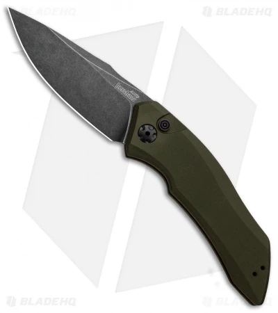 Kershaw Launch 1 Automatic Knife Olive Green Aluminum (3.4" BlackWash) 7100OLBW Kershaw Launch 1 Automatic Knife Olive Green Aluminum (3.4" BlackWash) 7100OLBW -Benchmade Store Kershaw Launch 1 Automatic Olive Green Aluminum BlackWash 7100OLBW BHQ 91250 jr