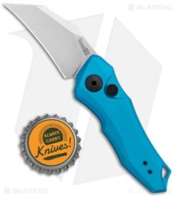 Kershaw Launch 10 Automatic Knife Teal (1.9" Stonewash) 7350 -Benchmade Store Kershaw Launch 10 Auto Teal SW 7350 BHQ 105328 jr bottlecap