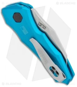 Kershaw Launch 10 Automatic Knife Teal (1.9" Stonewash) 7350 -Benchmade Store Kershaw Launch 10 Auto Teal SW 7350 BHQ 105328 jr side