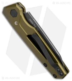 Kershaw Launch 11 Automatic Knife OD Green Aluminum (2.75" Blackwash) 7550OL 4 Kershaw Launch 11 Automatic Knife OD Green Aluminum (2.75" Blackwash) 7550OL -Benchmade Store Kershaw Launch 11 Auto OD Green Aluminum Blackwash BHQ 178231 jr side