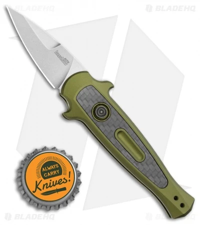 Kershaw Launch 12CA Legal Stiletto Automatic Knife OD Green (1.9" SW) Kershaw Launch 12CA Legal Stiletto Automatic Knife OD Green (1.9" SW) -Benchmade Store Kershaw Launch 12 CA Legal Stiletto Automatic Knife OD Green 1.9 SW BHQ 117837 LS Bottlecap