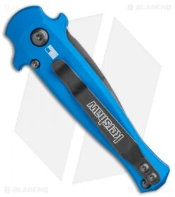 Kershaw Launch 12 CA Legal Mini Stiletto Automatic Knife Blue (1.9" Black) -Benchmade Store Kershaw Launch 12 Mini Stiletto Automatic Knife Blue 2.5 Black 7130BLUBLK BHQ 117930 LS Side