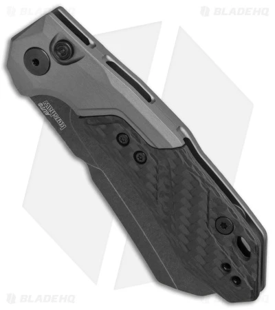 Kershaw Launch 14 Automatic Knife Cleaver Gray Al (3.4" Black SW) 7850 Kershaw Launch 14 Automatic Knife Cleaver Gray Al (3.4" Black SW) 7850 -Benchmade Store Kershaw Launch 14 Auto Cleaver BlackWash 7850 BHQ 139777 jr spine