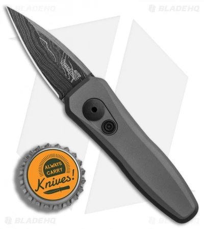 Kershaw Launch 4 CA Legal Automatic Knife Gray (1.9" Damascus) BHQ Exclusive Kershaw Launch 4 CA Legal Automatic Knife Gray (1.9" Damascus) BHQ Exclusive -Benchmade Store Kershaw Launch 4 CA Legal Auto Gray Damascus BHQ 86760 er bottlecap