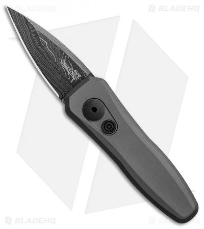 Kershaw Launch 4 CA Legal Automatic Knife Gray (1.9" Damascus) BHQ Exclusive Kershaw Launch 4 CA Legal Automatic Knife Gray (1.9" Damascus) BHQ Exclusive -Benchmade Store Kershaw Launch 4 CA Legal Auto Gray Damascus BHQ 86760 er