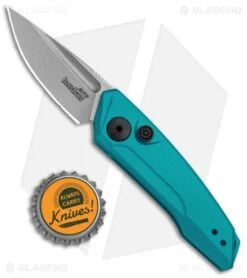 Kershaw Launch 9 Automatic Knife Teal (1.8" Working) 7250TEALSW -Benchmade Store Kershaw Launch 9 Auto Blue Working KER7250TEALSW BHQ 115103 jr bottlecap
