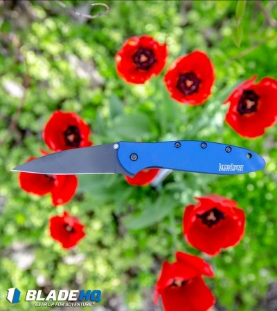 Kershaw Leek Assisted Opening Knife Blue (3" Black) 1660NBBLK Kershaw Leek Assisted Opening Knife Blue (3" Black) 1660NBBLK -Benchmade Store Kershaw Leek Assisted Opening Knife Blue Black 1660NBBLK BHQ 77341 kp tulips web