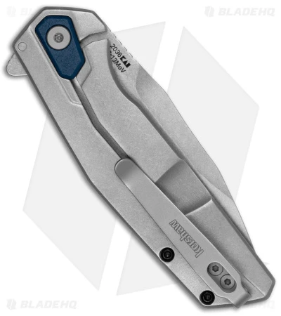 Kershaw Lucid Assisted Opening Frame Lock Knife Blue/Stainless Steel (3.2" SW) Kershaw Lucid Assisted Opening Frame Lock Knife Blue/Stainless Steel (3.2" SW) -Benchmade Store Kershaw Lucid Blue SW BHQ 176292 jr side