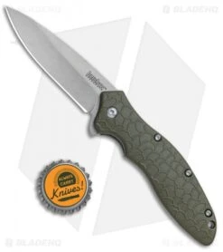 Kershaw Oso Sweet Assisted Opening Knife OD Green (3" Stonewash) 1830ODSW -Benchmade Store Kershaw Oso Sweet Assisted Opening OD Green SW KS1830ODSW BHQ 79526 jr bottlecap