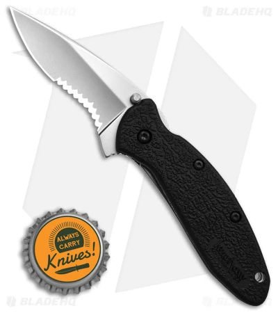 Kershaw Scallion Assisted Opening Knife Black GFN (2.25" Bead Blast Serr) 1620ST Kershaw Scallion Assisted Opening Knife Black GFN (2.25" Bead Blast Serr) 1620ST -Benchmade Store Kershaw Scallion Assisted Opening Knife Black GFN 2in Bead Blast Serr BHQ 6782 td size