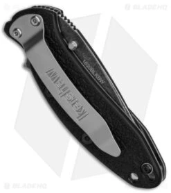 Kershaw Scallion Assisted Opening Knife Black (2.25" Blackwash) -Benchmade Store Kershaw Scallion LL AO Blackwash BHQ 154169 td side