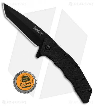 Kershaw Thicket Tanto Assisted Opening Knife Black GFN (Black Plain) 1328 Kershaw Thicket Tanto Assisted Opening Knife Black GFN (Black Plain) 1328 -Benchmade Store Kershaw Thicket Tanto Black GFN Black Plain BHQ 83239 er bottlecap