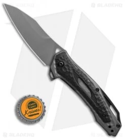 Kershaw Vedder Assisted Opening Knife Black G-10 Overlays (3.25" Gray) 2460 5 Kershaw Vedder Assisted Opening Knife Black G-10 Overlays (3.25" Gray) 2460 -Benchmade Store Kershaw Vedder black G10 overlays gray BHQ 52173 er bottlecap