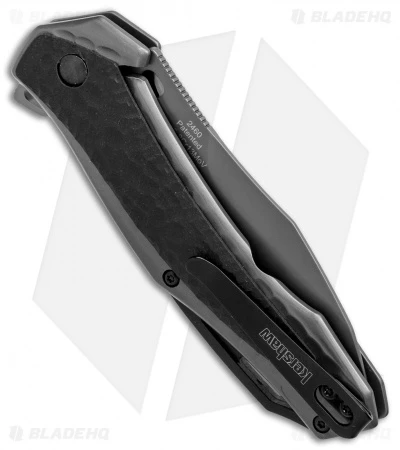 Kershaw Vedder Assisted Opening Knife Black G-10 Overlays (3.25" Gray) 2460 Kershaw Vedder Assisted Opening Knife Black G-10 Overlays (3.25" Gray) 2460 -Benchmade Store Kershaw Vedder black G10 overlays gray BHQ 52173 er side