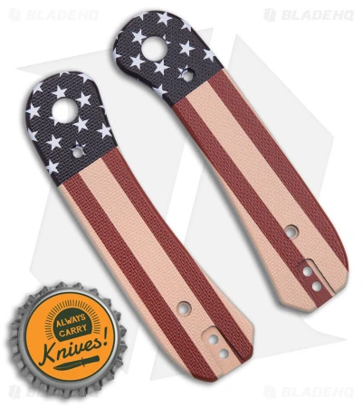 KNAFS Lander Knife Scales Olde Glory G-10 KNAFS Lander Knife Scales Olde Glory G-10 -Benchmade Store Knafs Co Lnader Knife Scales Olde Glory BHQ 178633 td size