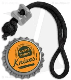 KnifeGuys Brew Bead Titanium Bottle Opener Lanyard (Satin) -Benchmade Store KnifeGuys Brew Bead Ti Bottle Opener Lanyard Satin BHQ 71871 jr bottlecap