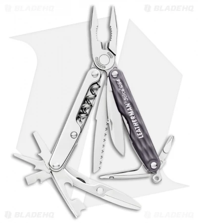 Leatherman Juice CS4 Multi Tool Granite Gray w/ Sheath (15-in-1) Leatherman Juice CS4 Multi Tool Granite Gray W/ Sheath (15-in-1) -Benchmade Store Leatherman Juice CS4 multi tool granite gray with sheath BHQ 67761 er open