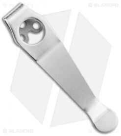 Lynch Northwest Short Titanium Spyderco Pocket Clip (Polished) NW