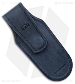 MKM Leather Pocket Knife Sheath - Dark Blue 4 MKM Leather Pocket Knife Sheath - Dark Blue -Benchmade Store MKM Leather Pocket Knife Sheath Blue BHQ 123138 LS Back
