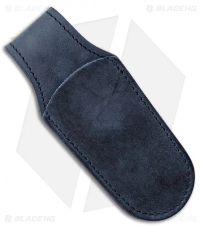 MKM Leather Pocket Knife Sheath - Dark Blue MKM Leather Pocket Knife Sheath - Dark Blue -Benchmade Store MKM Leather Pocket Knife Sheath Blue BHQ 123138 LS