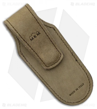 MKM Leather Pocket Knife Sheath - Green MKM Leather Pocket Knife Sheath - Green -Benchmade Store MKM Leather Pocket Knife Sheath Green BHQ 123140 LS Back