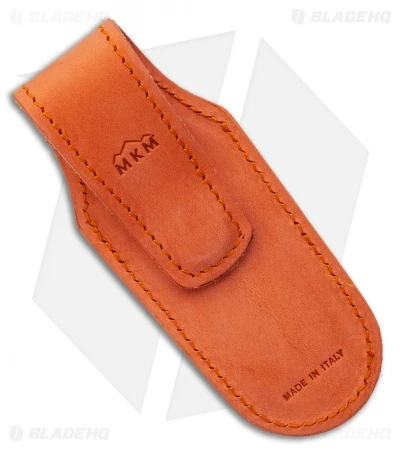 MKM Leather Pocket Knife Sheath - Orange MKM Leather Pocket Knife Sheath - Orange -Benchmade Store MKM Leather Pocket Knife Sheath Orange BHQ 123141 LS Back