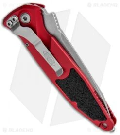 Microtech Socom Elite T/E Automatic Knife Red (4" Stonewash) 161A-10RD 4 Microtech Socom Elite T/E Automatic Knife Red (4" Stonewash) 161A-10RD -Benchmade Store Microtech Socom Elite TE Auto Red SW 161A 10RD BHQ 105178 jr side