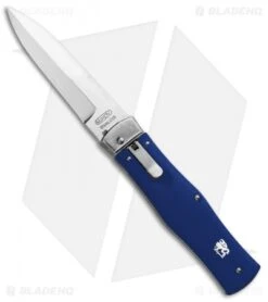 Mikov 241 Predator Lever Lock Automatic Knife Blue (3.75" Polish)