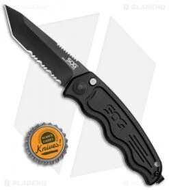 Mini SOG TAC Automatic Knife (Black Tanto Serr) ST-13 5 Mini SOG TAC Automatic Knife (Black Tanto Serr) ST-13 -Benchmade Store Mini SOG TAC Auto Black Tanto Serr ST 13 BHQ 3164 jr bottlecap