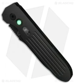 Prometheus Design Werx Invictus MIL-LE Edition Automatic Knife (3.5" Black) PDW -Benchmade Store PDW Protech Invictus gray black BHQ 68413 er glow