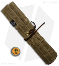 PNW Bushcraft Maple Pocket Knife Roll Waxed Canvas - Tan -Benchmade Store PNWBushcraft Maple Pocketknife Roll OD Green Waxed Canvas BHQ 176415 jr bottlecap