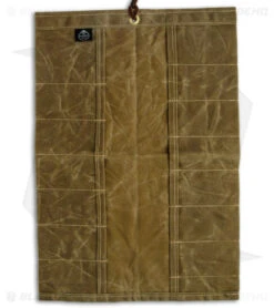 PNW Bushcraft Maple Pocket Knife Roll Waxed Canvas - Tan -Benchmade Store PNWBushcraft Maple Pocketknife Roll OD Green Waxed Canvas BHQ 176415 jr open