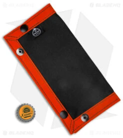 PNW Bushcraft EDC Travel/Dump Tray - Orange/Black Waxed Canvas -Benchmade Store PNWBushcraft Orange Black Waxed Canvas Travel Dump Tray BHQ 176409 jr bottlecap