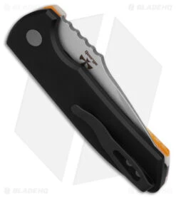 Pro-Tech Custom SBR Automatic Knife Unique Beach Day Micarta (2.6" Stonewash) -Benchmade Store Pro Tech Custom SBR Automatic Unique Micarta Beach Day 2in SW BHQ 176180 td side