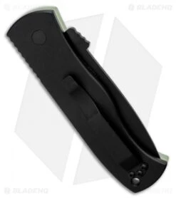 Emerson Pro-Tech CQC-7 Tanto Automatic Knife Jade G-10 (3.25" Black) 4 Emerson Pro-Tech CQC-7 Tanto Automatic Knife Jade G-10 (3.25" Black) -Benchmade Store Pro Tech Emerson CQC7 Tanto Automatic Knife Jade Black G 10 BHQ 125100 LS Side
