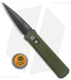 Pro-Tech Godson Automatic Knife Green (3.15" Black) 721-Green 5 Pro-Tech Godson Automatic Knife Green (3.15" Black) 721-Green -Benchmade Store Pro Tech Godson Auto Green Black 721 Green BHQ 139792 jr bottlecap