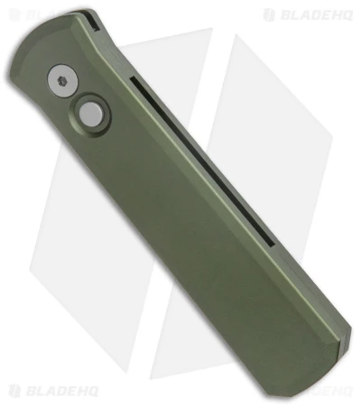 Pro-Tech Godson Automatic Knife Green (3.15" Black) 721-Green Pro-Tech Godson Automatic Knife Green (3.15" Black) 721-Green -Benchmade Store Pro Tech Godson Auto Green Black 721 Green BHQ 139792 jr spine